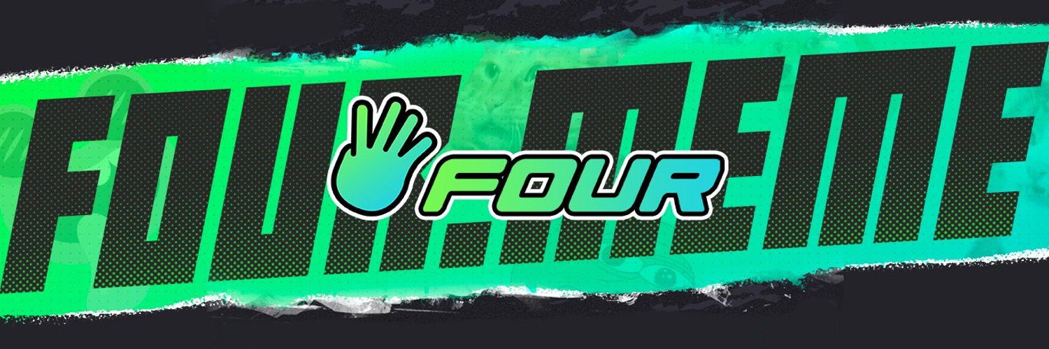 Four.meme's banner on X