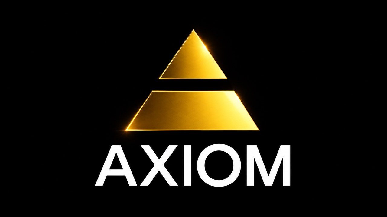 The Axiom logo mark in gold