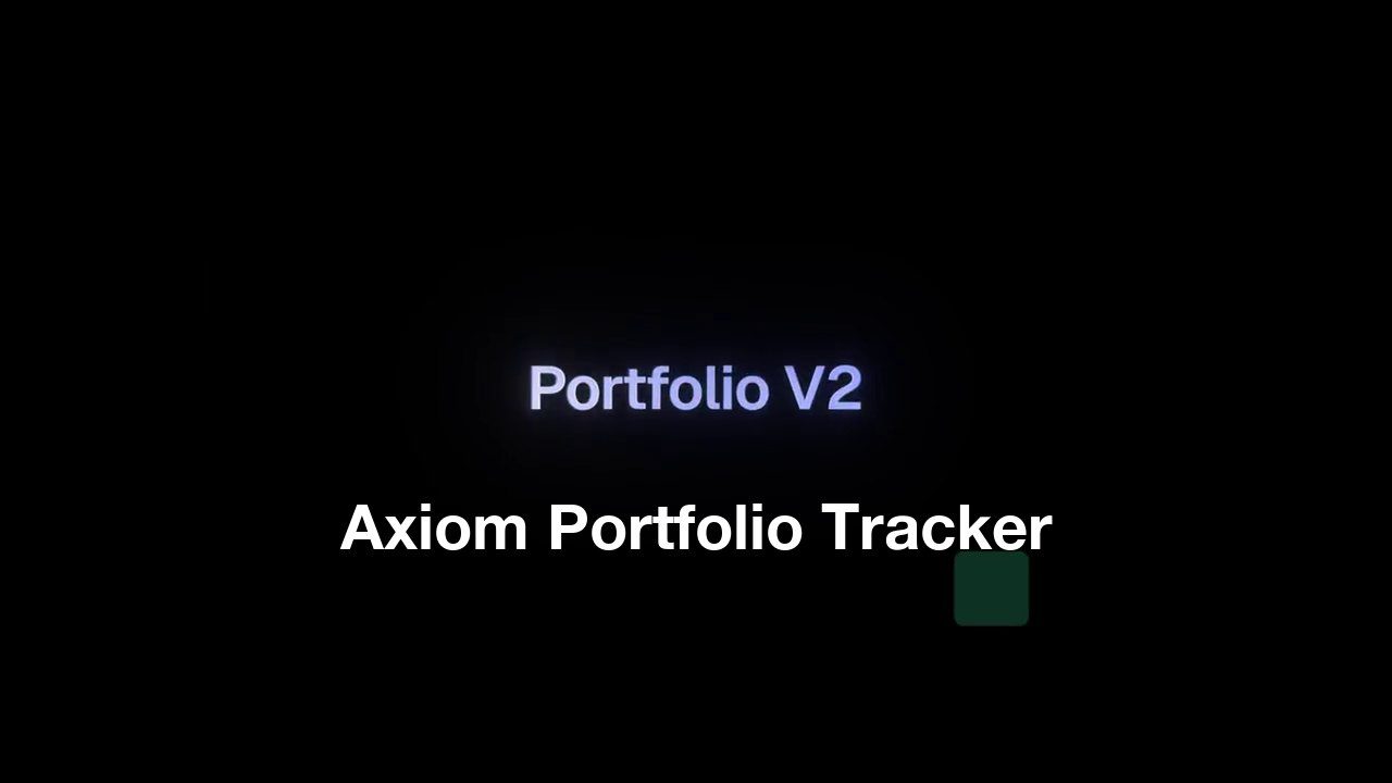 Axiom Portfolio V2 walkthrough