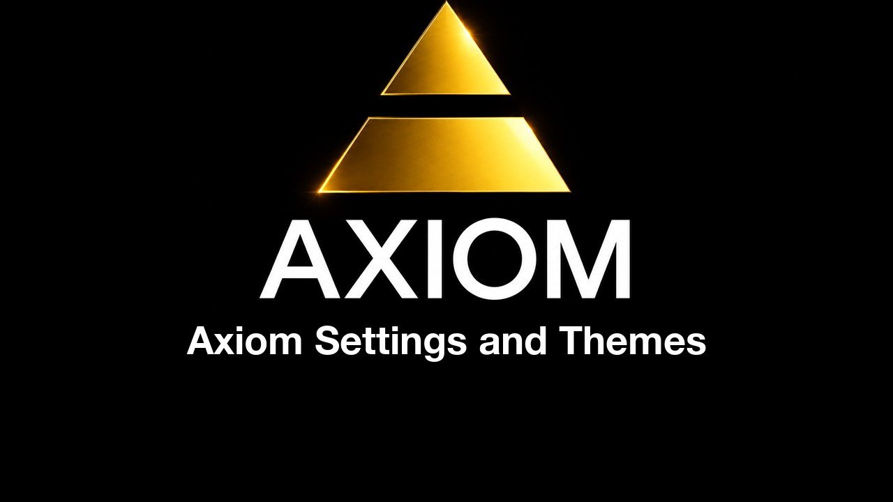 Axiom Pulse sounds, quick buy and Lighthouse